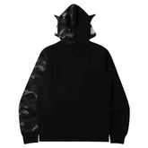 Unisex Batman Hoodies Bruce Wayne Cosplay Hooded Sweatshirt Casual Full Face Zip Up Hoodie - INSWEAR
